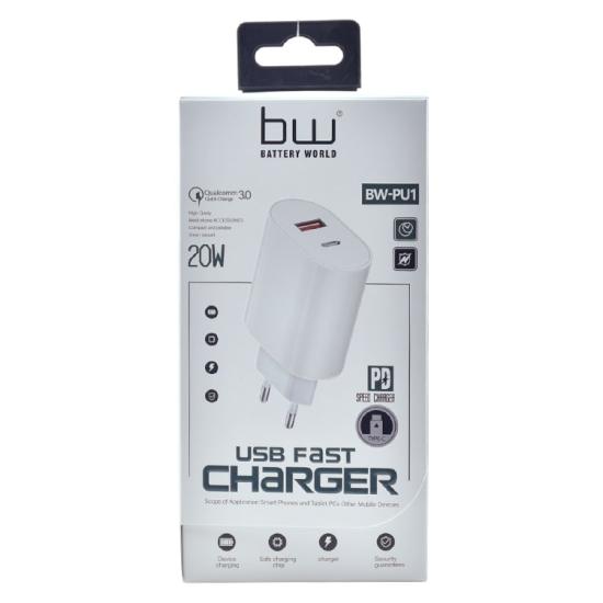 BW PU1 20W PD / USB-A ADAPTÖR